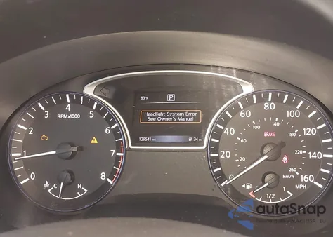 2016 Nissan Altima 2.5 Sr из США, поврежденный, VIN 1N4AL3AP5GC283342